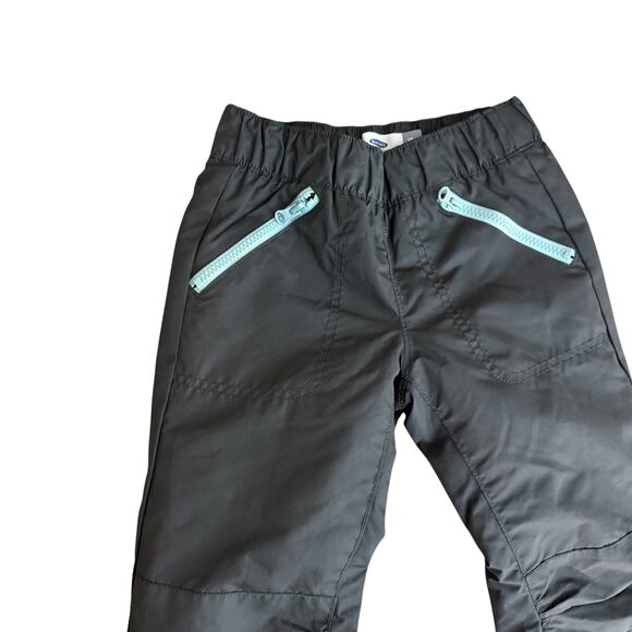 Old Navy size small (6-7) dark gray quilted lined pants, winter, snow, ski 4310 - Picture 3 of 8